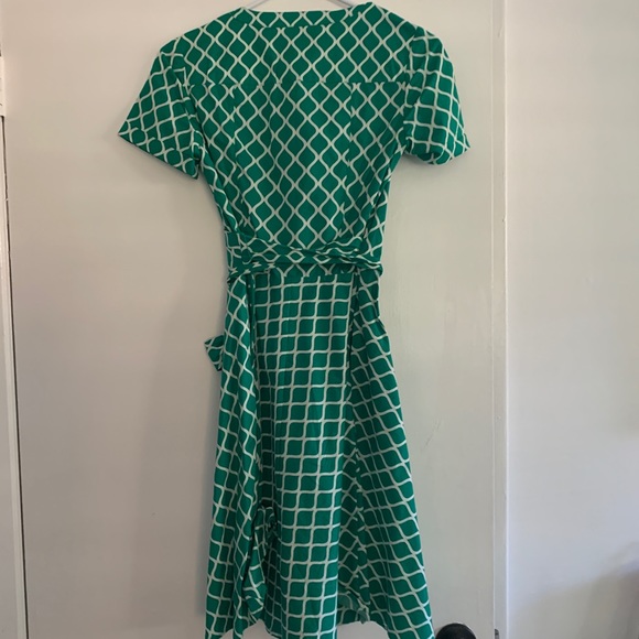 Boden Lara Wrap Dress meadow green - Picture 5 of 7
